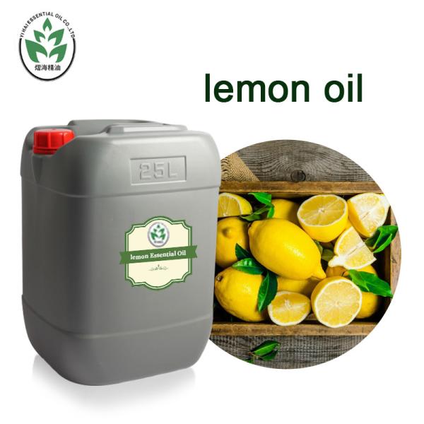 Cas 8008 56 8 Yellow Peeling Pure Organic Essential Oils Cold Pressed Lemon Essential Oil Skin Whitening