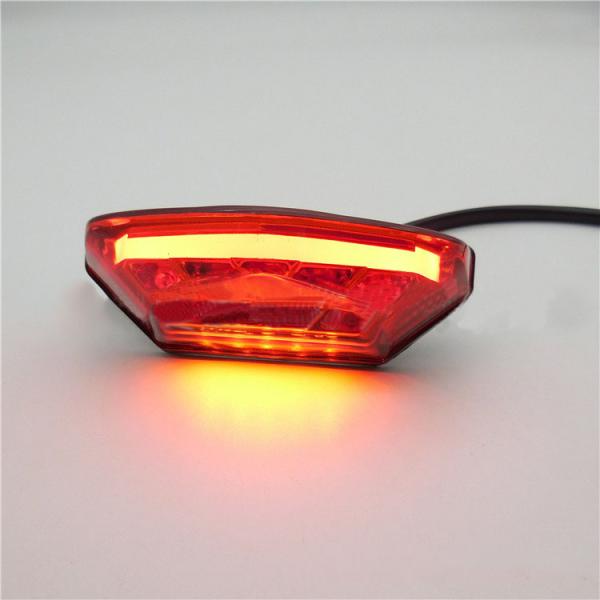 Modified 12V Brake LED Electric Motorcycle Tail Light 90g/pcs and Integrated LED