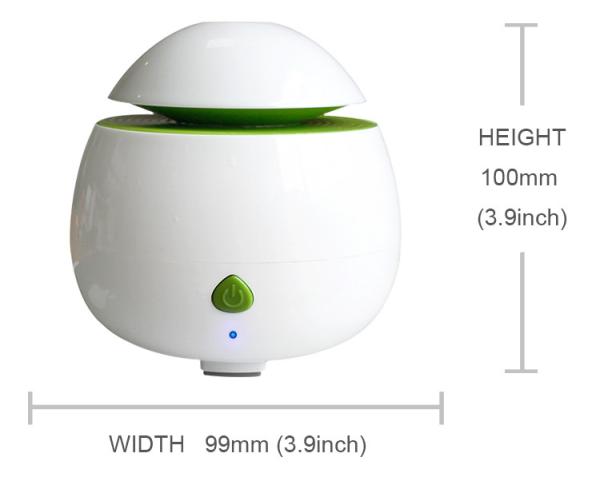 USB Travel Natural Ultrasonic Cool Mist Aromatherapy Diffuser