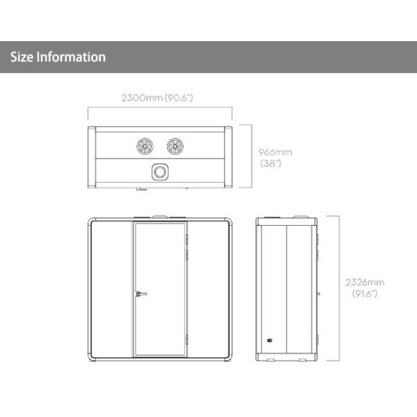 Алюминиевая рама Акустическая панель Сталь SL Размер Звуконепроницаемый офисный стенд для 2 человек Лицом к лицу