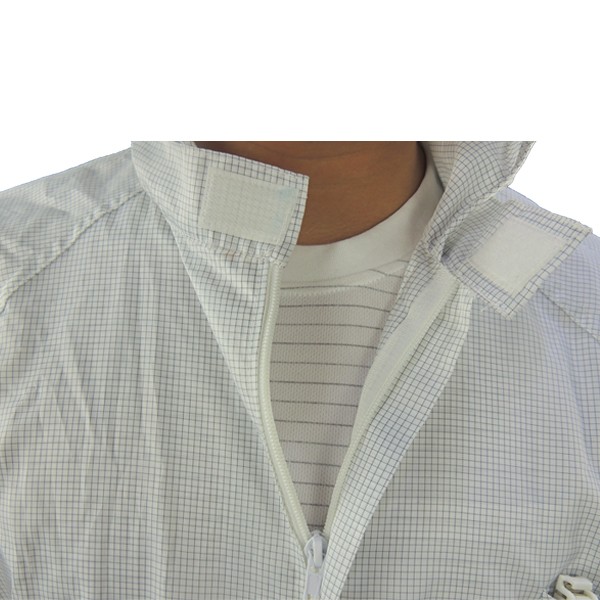 2.5mm Grid 98% 99% Polyester Antistatic ESD Coverall