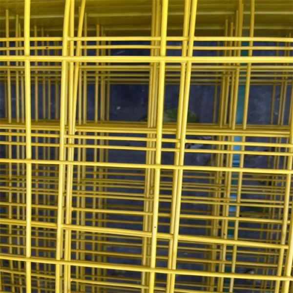 Black PVC Coated Customsized Welded Wire Mesh Sheets with Square or Rectangle Hole for Construction