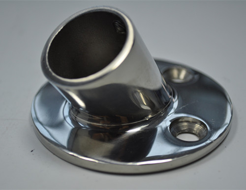 Boat Hand Rail Fitting-30 Degree Round Base,Marine Stainless Steel