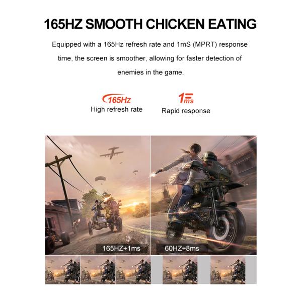 27 Inch LED Curved PC Gaming Monitor 1K 2K 144Hz 165Hz 180Hz 200Hz With Dual Speakers