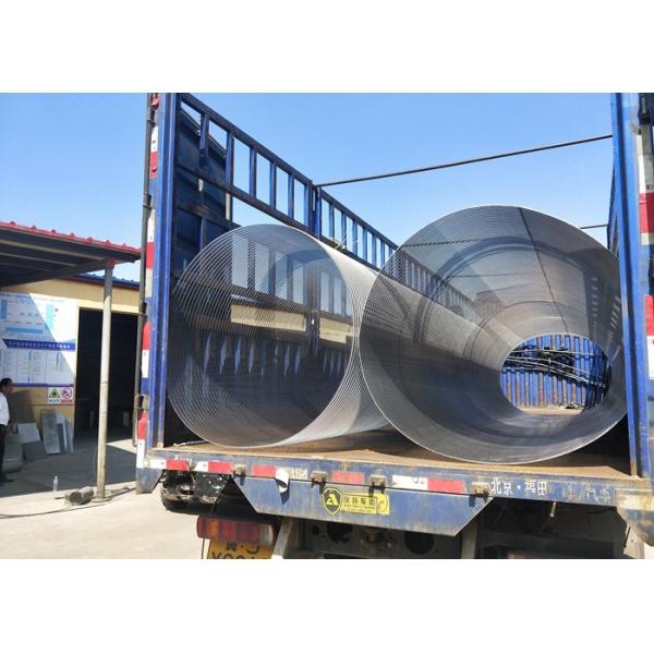 Corrosion Resistant Reverse Wedge Wire Screen Pipe For Coal Mining Industry