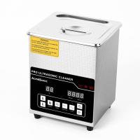 Limpeza de ultrassom de dupla frequência 2L SUS 304 Tanque 60W Potência de ultrassom 100W Potência de aquecimento