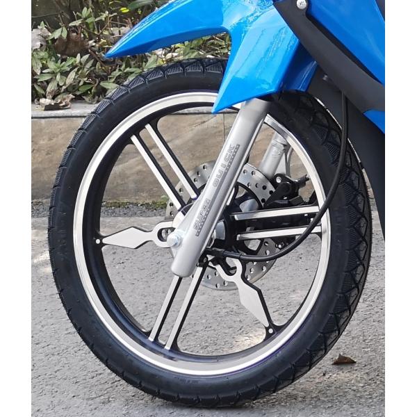 White Color Adult Dirt Bike Single Cylinder Engine Type Petro Fuel