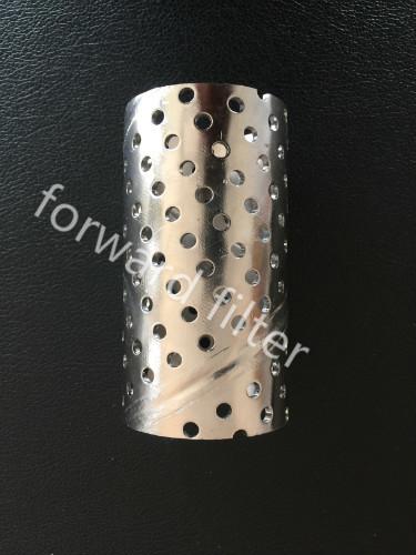 Thickness 20-50 MM Perforated Exhaust Pipe Galvanized Steel Custom Length