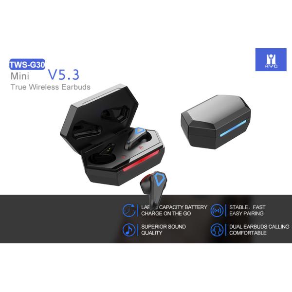 60ms Low Latency TWS Wireless Earphone Factory With Active Noise Cancelling Gaming Earbuds