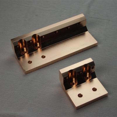 Partes de cobre CNC com excelente condutividade elétrica