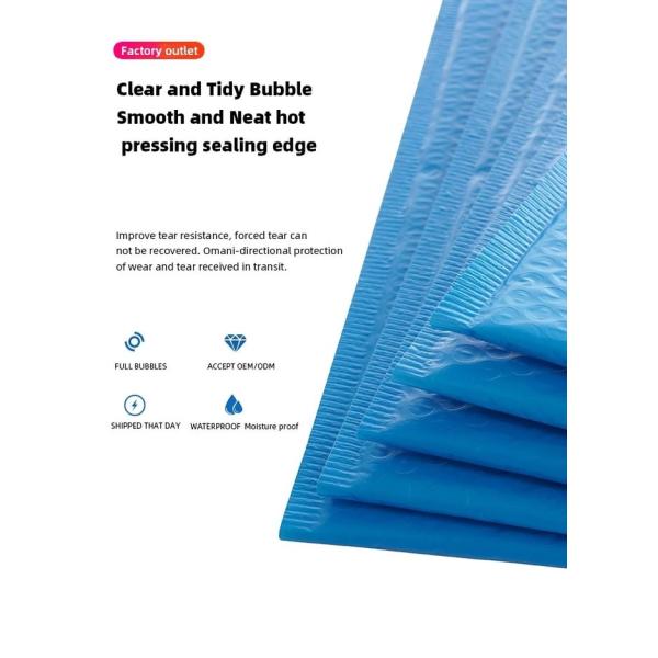 Waterproof Recyclable LDPE 6x9 Inch Poly Bubble Mailers