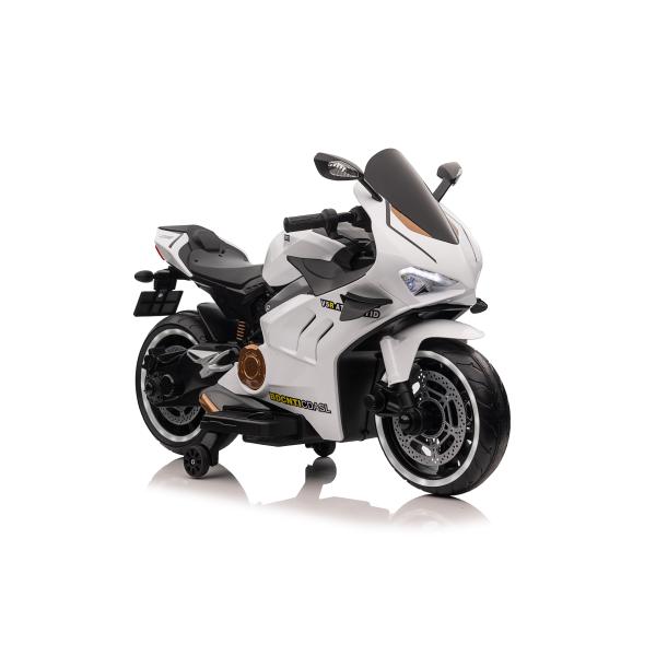 Children's Motorcycle 12V Battery Ride On Toy with Drivable Electric and Music Player