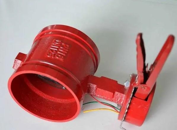 Medium Temperature Grooved Fire DI Wafer Butterfly Valve PN10 PN16 2-10 for Trench