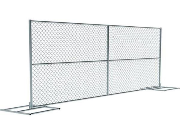 6FT X 12FT Chain link fence Temporary Fencing 38MM Out Galvanized Pipe