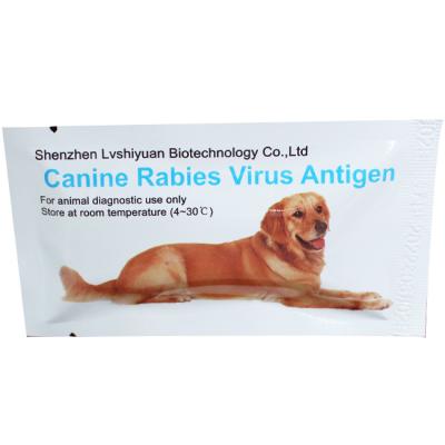 Jogo rápido do teste do animal de estimação canino do antígeno do vírus de raiva, teste Kit For Dogs da raiva 10 testes