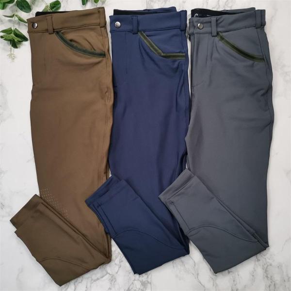 Thicker Material Silicone Horse Riding Breeches Men Equestrian Clothing