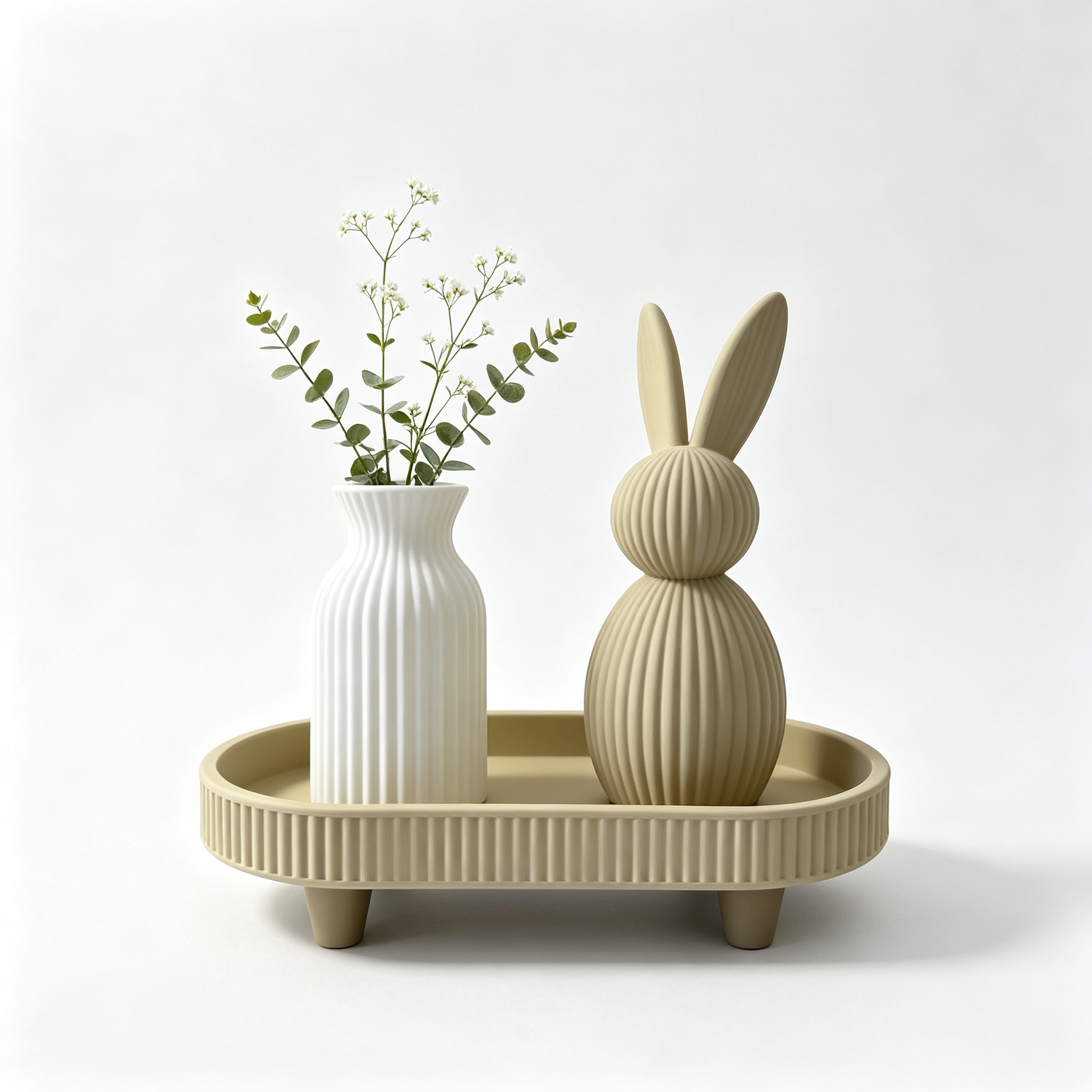 Anti Collision 3d Printed Home Accessories Frosted Bedroom Vase 3d Print