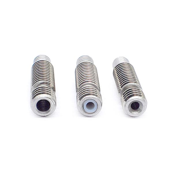 1.75mm 3mm E3D PTFE M6*26mm 3D Printer Heatbreak Stainless Steel