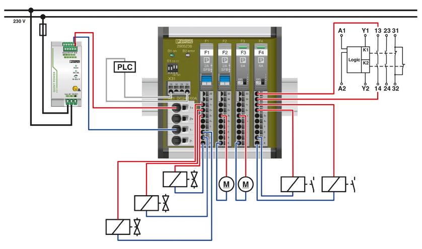 Phoenix QUINT-PS/1AC/24DC/10 2866763 power module 24V 10A AC/DC conversion