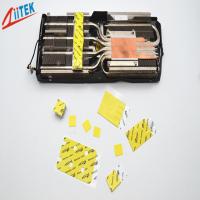 ALMOFADA enchida cerâmica do silicone da costa 00 térmicos altos do emissor de isofrequência 55 da condutibilidade de 4.0W /mK para o controlador do diodo emissor de luz