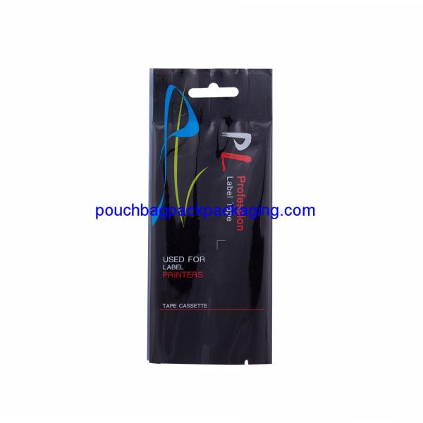 Black side gusset pouch, aluminium side gusseted bag for packaging tea