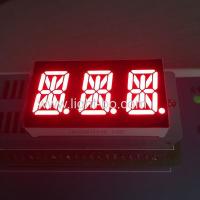 Exposição de diodo emissor de luz tripla do segmento do dígito 14 um vermelho super de 0,54 polegadas para o controle de temperatura