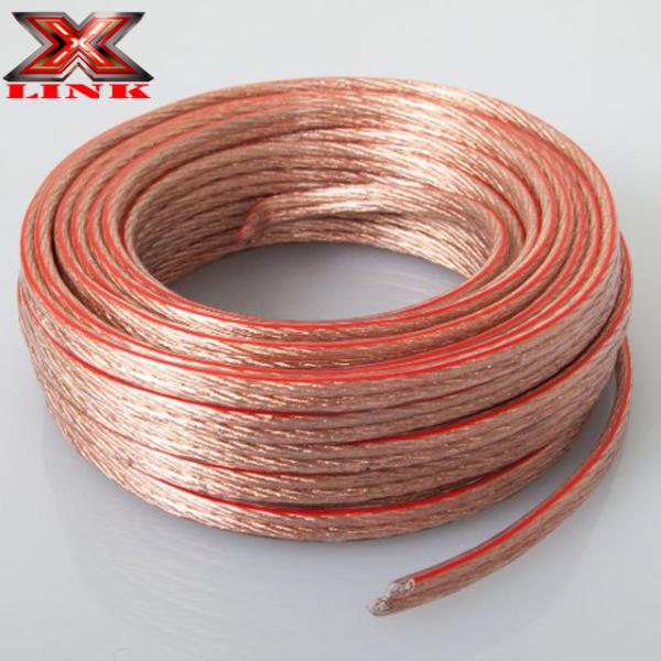 Copper OFC Speaker Wire Cable with RCA Connector Type and Customized Outer Diameter