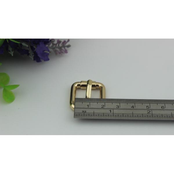 Reversible Belt Nickel Color Metal Pin Buckle Zinc Alloy 16 MM Roller Buckle For Handbag