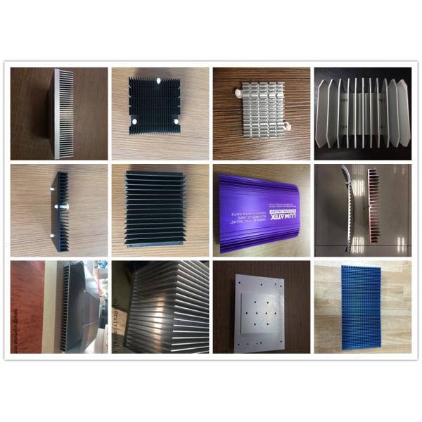 6061T6 Aluminium Heat Sink Profiles , Aluminum Heatsink Extrusion Profiles Machining Part