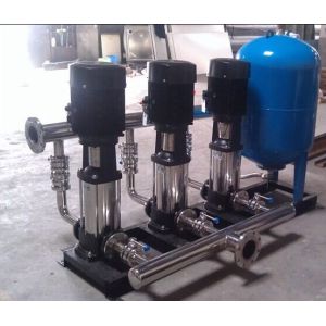 Bombas de refuerzo de agua de acero inoxidable con tubo y tanque de presión