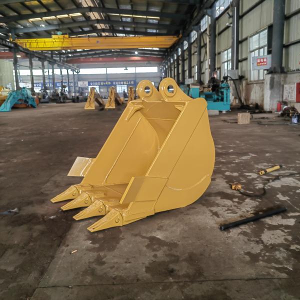 Q355B Excavator Rock Bucket Customization For Long Reach Arm Hitach330