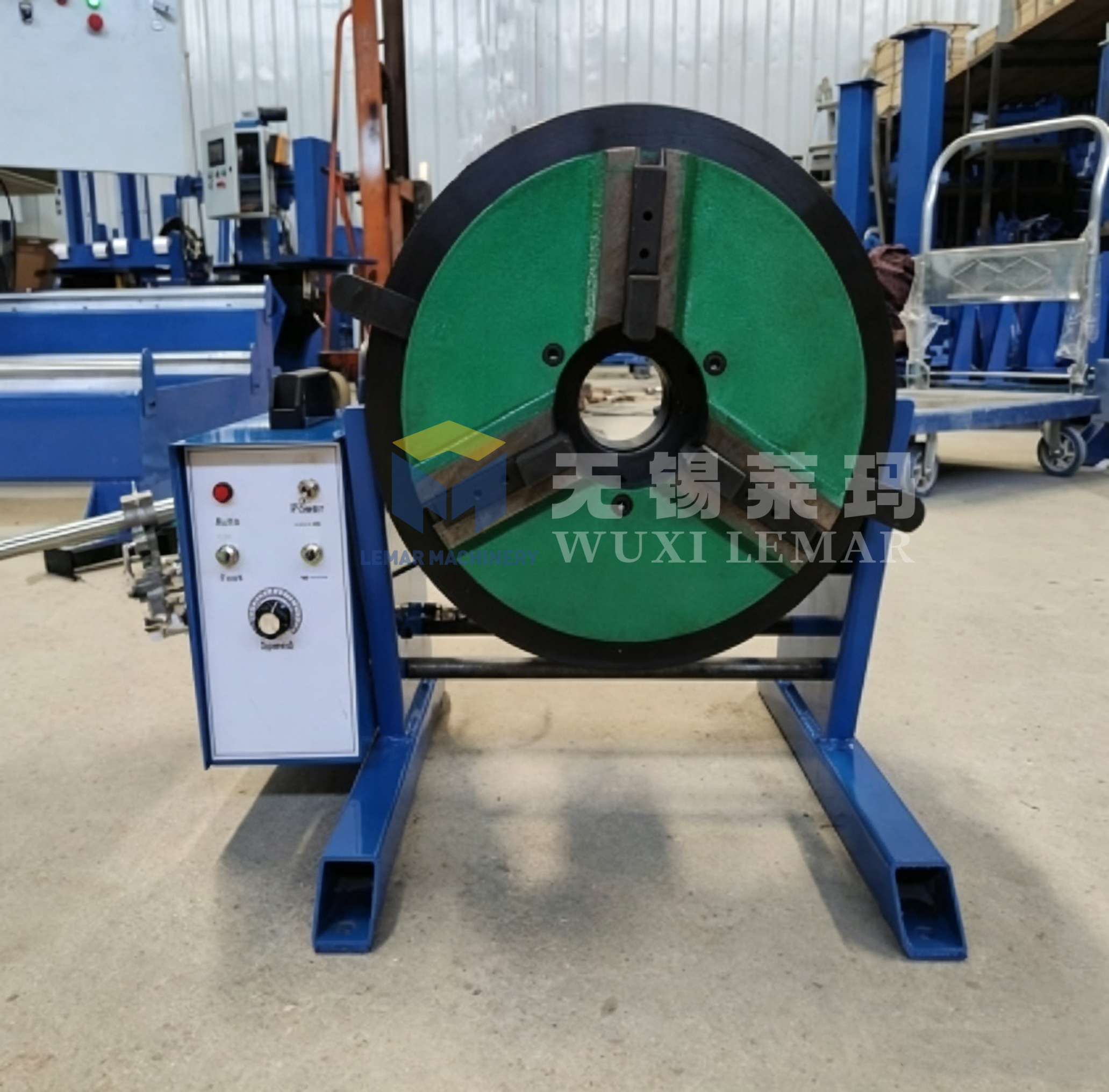 300kg Light Duty Welding Positioner Vessel Flange Rotary Turntable