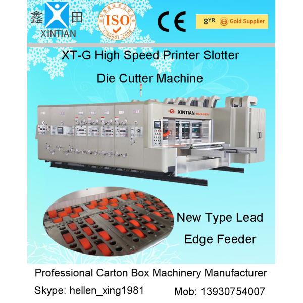 Industrial Automatic Carton Machine Printing Slotting Die - Cutting Machine