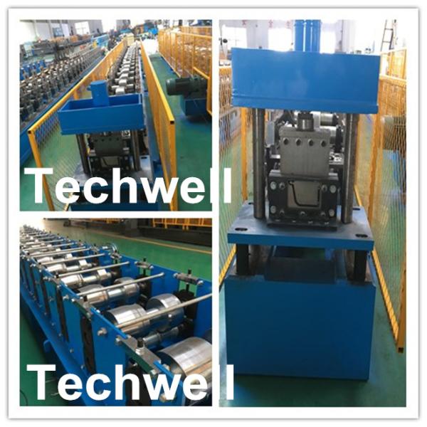 15m/Min Round Portable Gutter Machine With PPGI Aluminum Forming Material