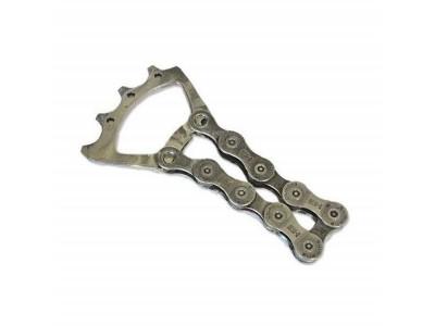 Stainless Steel Bike Chain Bottle Opener,Cool innovative stainless steel bike chain beer bottle opener, engraved logo, b