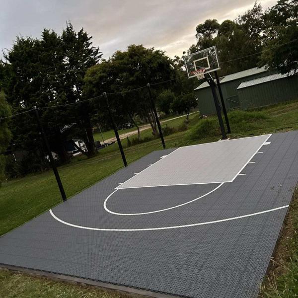 34x34cm*1.8cm anti-slip material Multi Sport pP Interlocking Tiles Outdoor Sports Floor basketballTiles