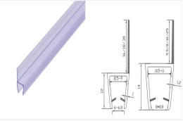 Современный дизайн 8-12 мм Прозрачный ПВХ водоотталкивающий лента для экрана душа Долгая функция подъема
