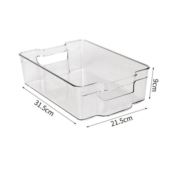 Food Storage Package Square Plastic Kitchen Container for Fridge Drawer Organizer