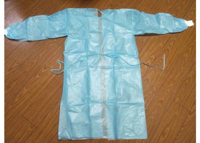 Single Use  Blue Isolation Gowns / Medline Isolation Gowns Anti Bacterial