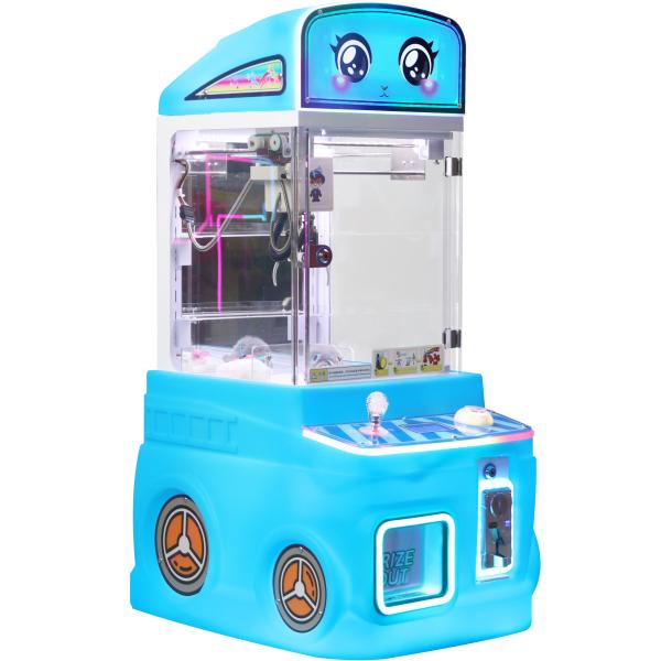 Blue New Mini Fire Truck Jouet Vendeuse automatique Machine à poupée amusante à pièces
