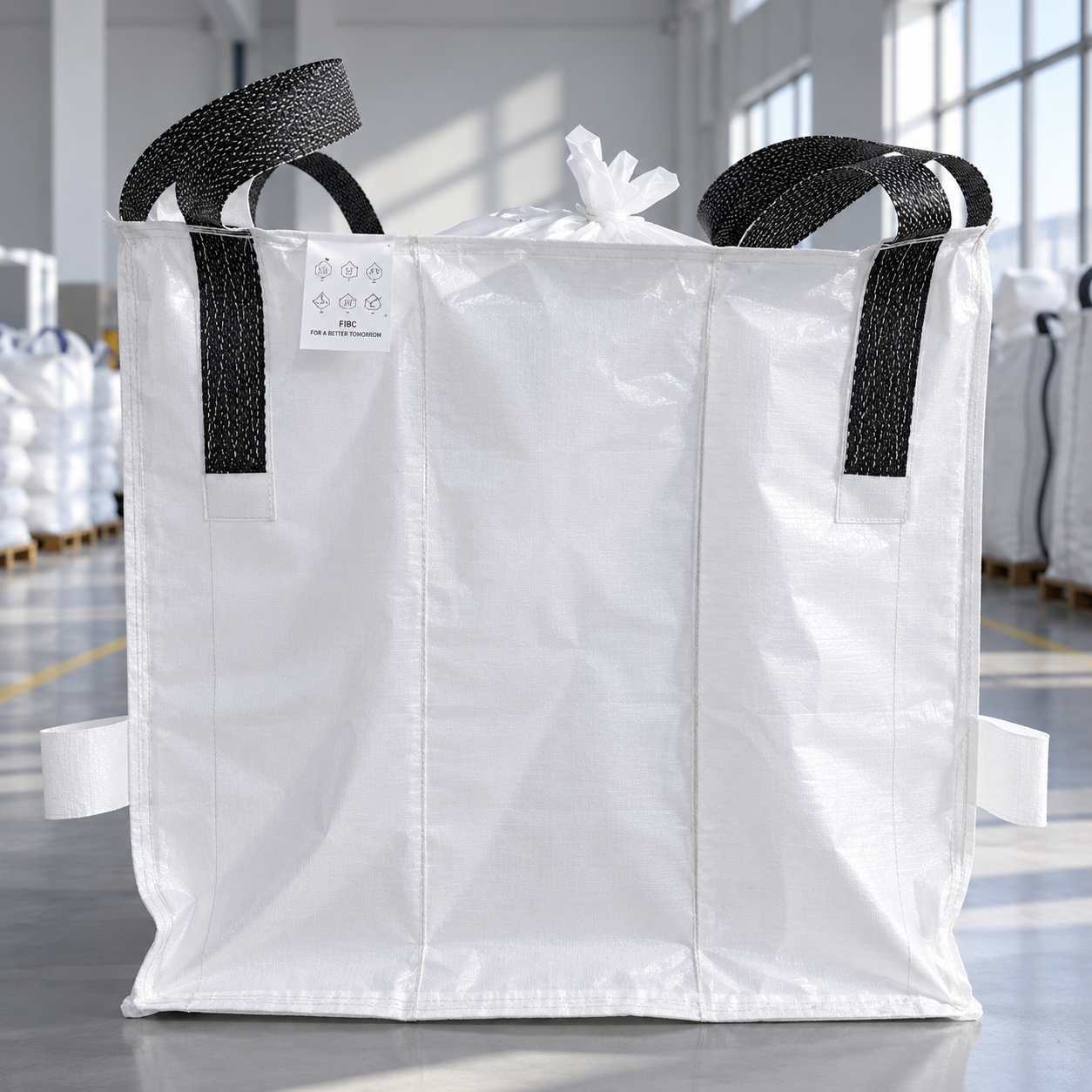 Custom Structure Anti Static FIBC Bags With Conductive Components For Electronic Material Packaging