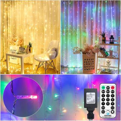 8 Modes Halloween LED String Lights Curtain 6M Connectable for Bedroom Indoor