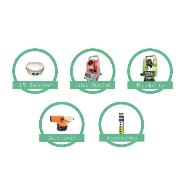 Foif Rts382 R10 Total Station Instrument High Precision 3 - 15km Range Finding 2mm Accuracy