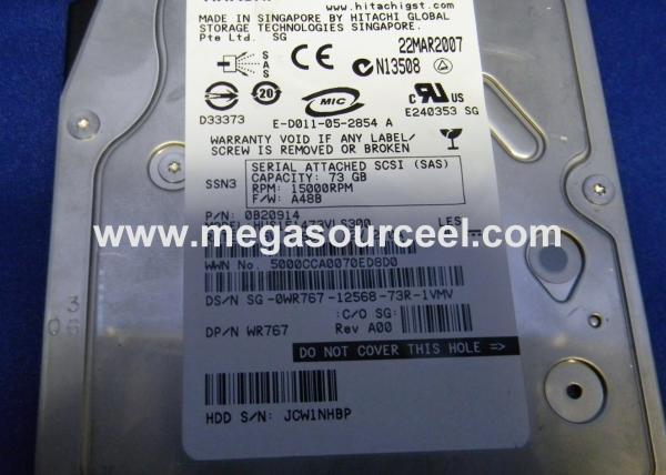 HGST Hard Disk IBM SAS 73GB 15K RPM 3.5 Inch 39R7348 26K5841 HUS151473VLS300