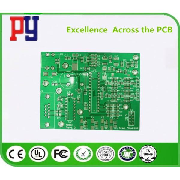 double panneau dégrossi de carte PCB de 2L FR4, surface rapide des prototypes 1.2mm OSP L'ENIG de carte PCB de tour