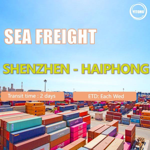 Каждое снабжение перевозки моря дней Wednesday 2 от Шэньчжэня Китая к Хайфону Вьетнаму