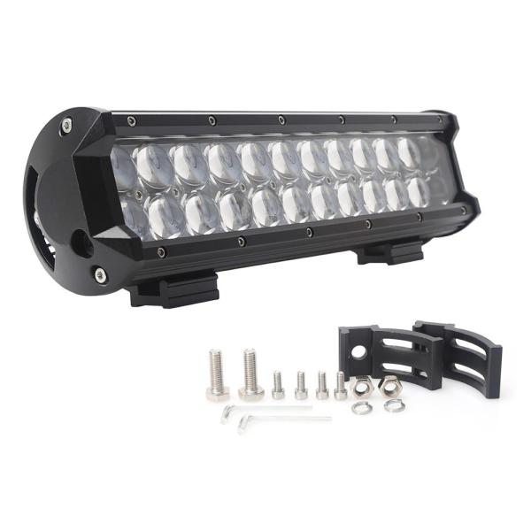 72W 13.5 Inch Double Row Led Light Bar Aluminum Housing For Offroad , Trucks , SUV
