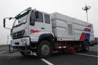 Rouleurs de la route 35t 6 de vide de camion de balayeuse de HOWO 10m3