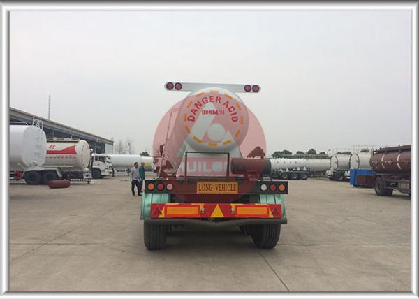 V Shape Chemical Transport Tanks  Air Suspension Good Welding Seam