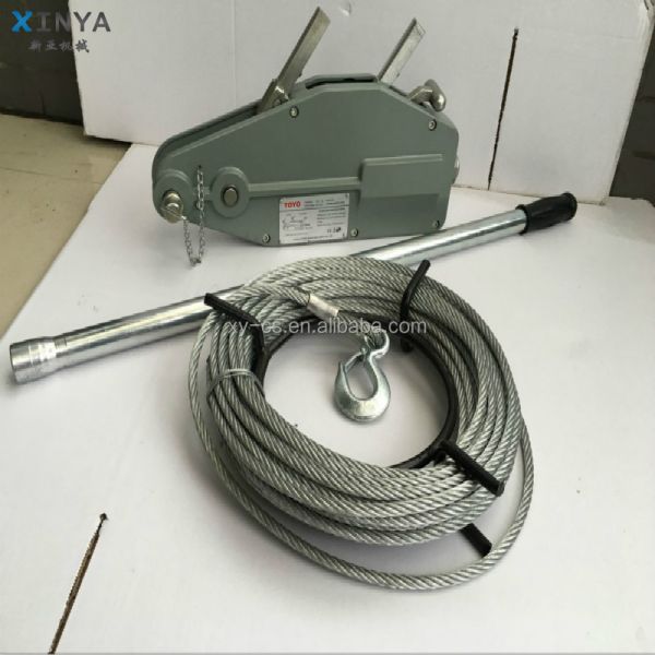 3 Ton Capacity Steel Frame Cable Winch Puller with Safety Latch for Heavy-Duty Pulling